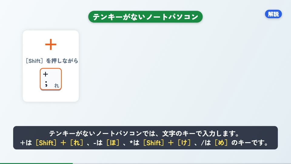 授業の画面（本物の授業から）