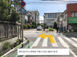 LiKパソコン教室尾久駅から教室のアクセス9