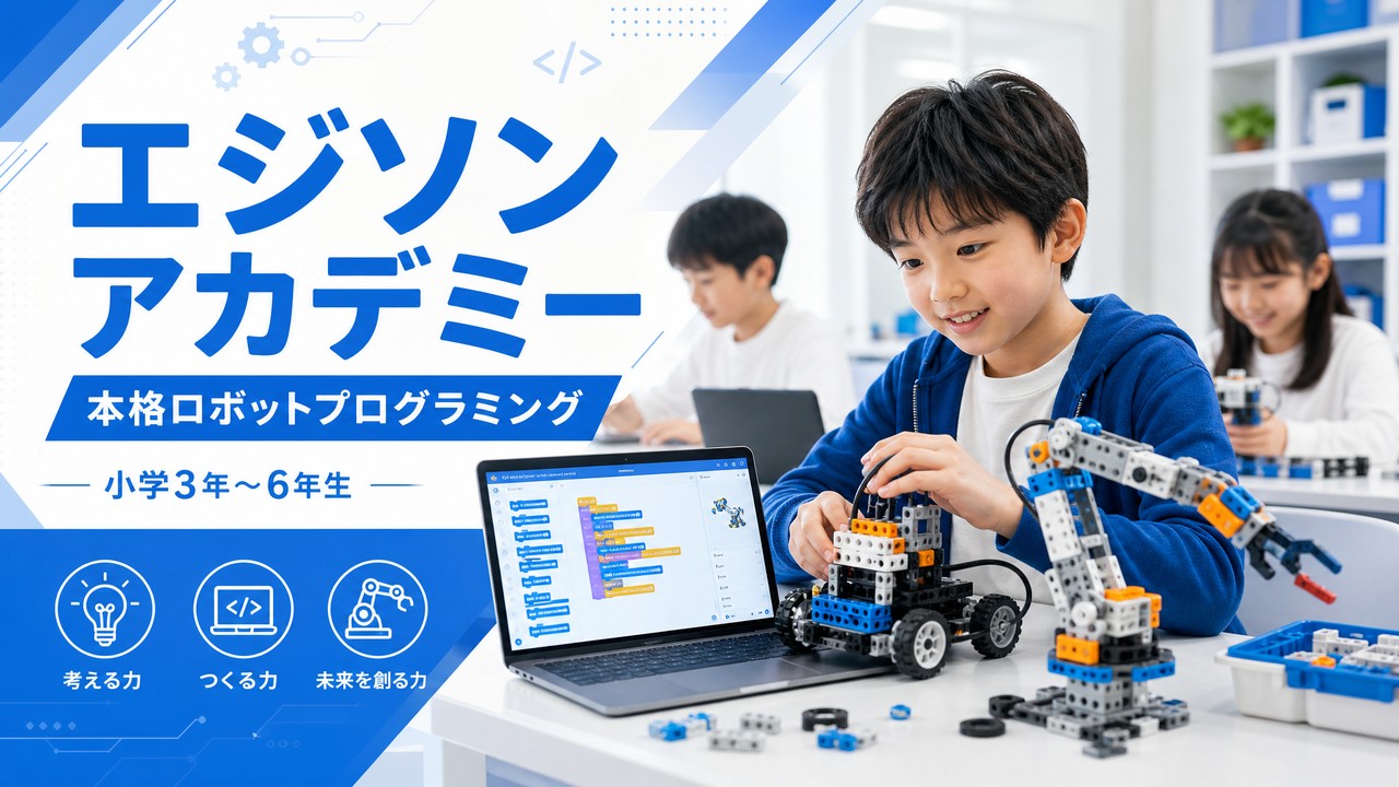エジソンアカデミー｜本格ロボットプログラミング｜小学3年〜6年生｜荒川区 熊野前